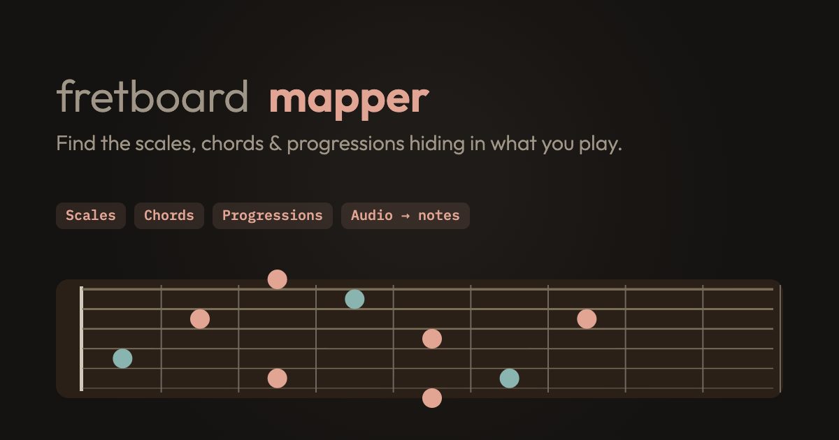 Fretboard Mapper interface